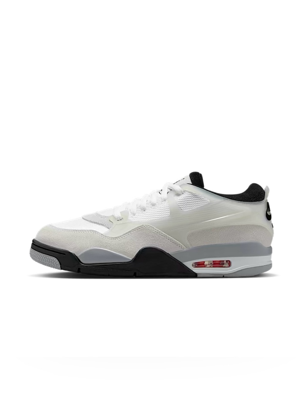 Jordan 4 RM White Light Smoke Grey Black Men's Shoes FQ7939-108